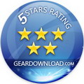 Awarded 5 Star Rating by GearDownload.com!