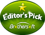 Rated Editor's Pick by BrotherSoft.com !